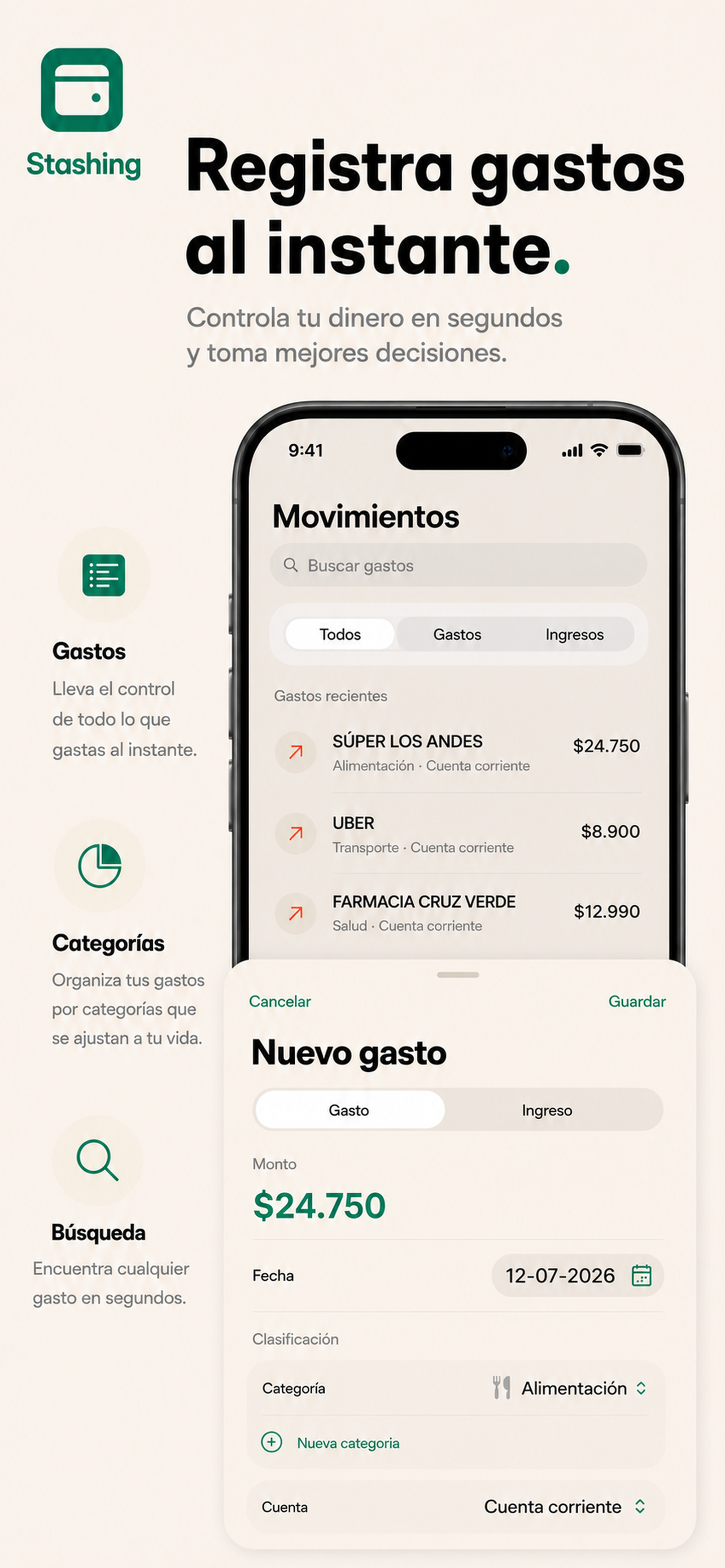 Stashing - Registro de gastos